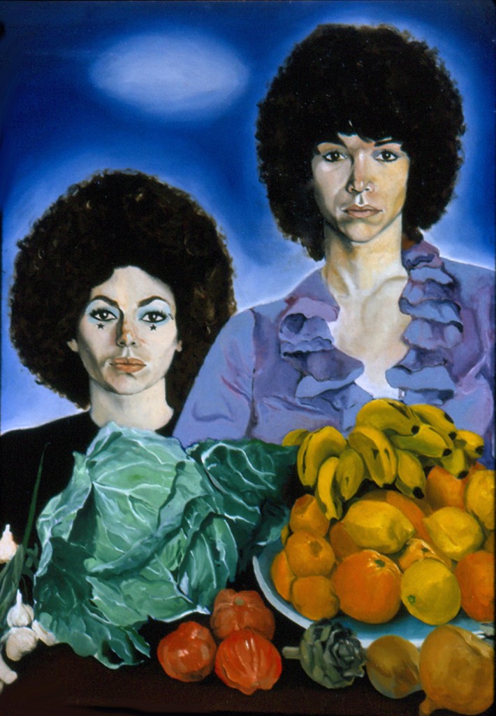 portrait of Nacy and Sharon Ibiza 1970