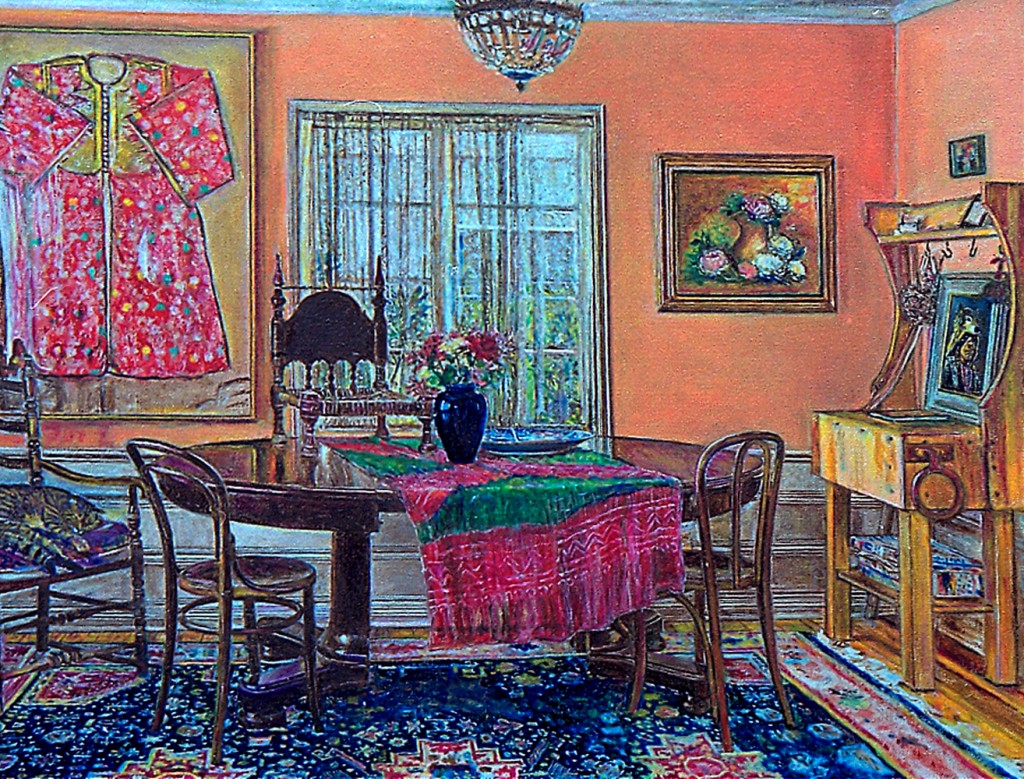 8. Nancy's house, the painting